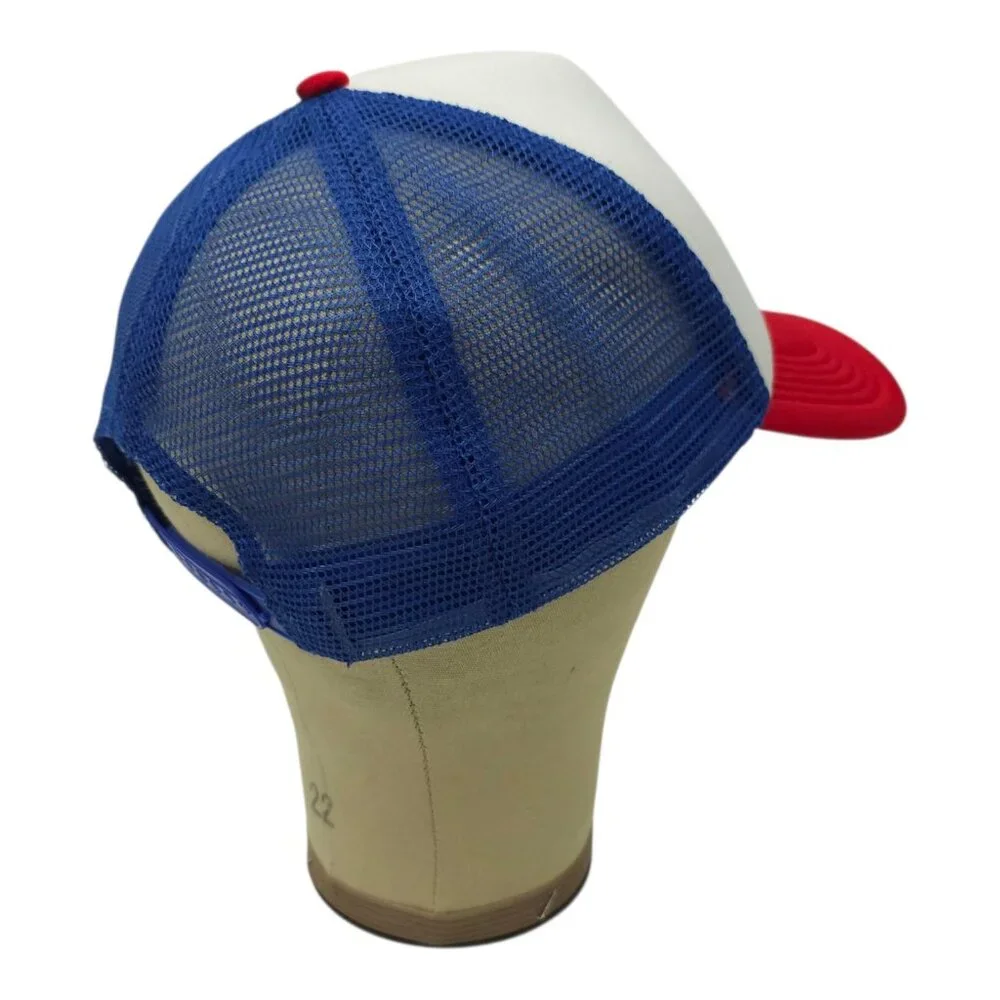 Pabst Blue Ribbon Beer Mesh Foam Snapback Cap Trucker Baseball Logo Patch Hat
